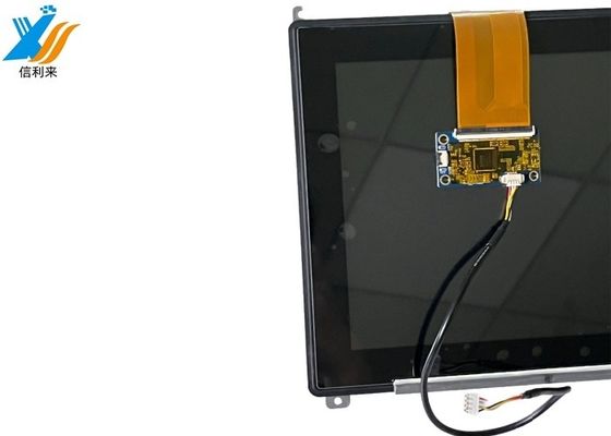 لوحة لمس PCAP ذات 10 نقاط مع بنية G + G لوحة التحكم الصناعية والمنازل الذكية