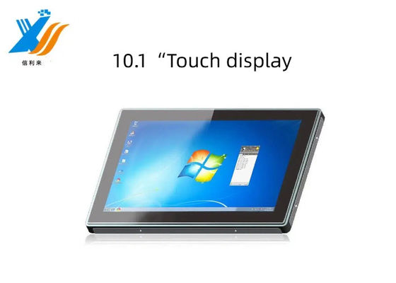 10.1 بوصة سعة LCD لوحة لمسة مع حساسية عالية G + G هيكل VGA HDMI مخصصة لأجهزة الكمبيوتر اللوحية التعليم الصناعي