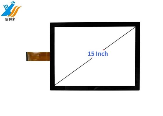 لوحة شاشة لمسة LCD سعة 15 بوصة مع نقاط متعددة واجهة USB / IIC