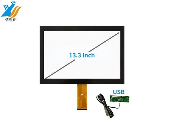 13لوحة شاشة متعددة اللمسات الصناعية مع واجهة USB و IIC G + G Structure