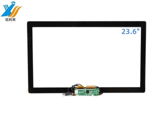 OEM لوحة اللمس الكهربائية USB الصناعية للزجاج اللمس الكهربائي 23.8 "