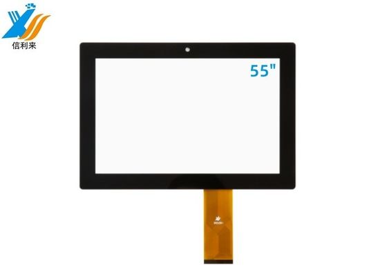 سعر جيد 55 بوصة GFF PCAP لوحة لمسة مع واجهة USB / I2C وملامسة 10 نقاط متصل