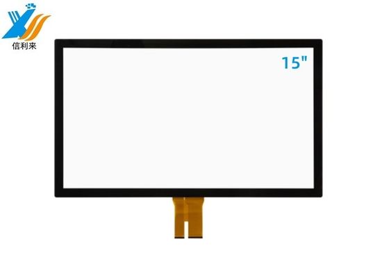 سعر جيد 15 بوصة G + G PCAP لوحة لمسة مع واجهة USB / I2C ومراقب ILITEK متصل